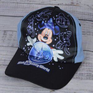 Walt Disney World Wizard Mickey Mouse Cap Hat Fantasia Youth Kids NWT READ